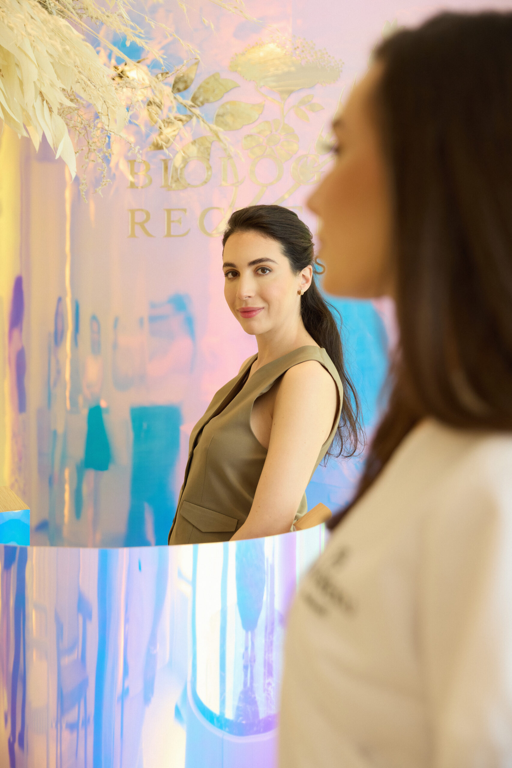 Interiér kozmetického salónu Mazreku Medical v Bratislave – priestor ošetrovania Biologique Recherche